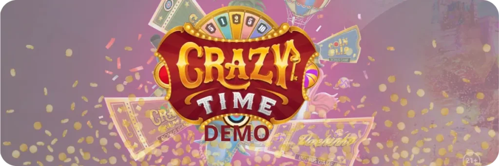 Crazy Time logo Demo-versjon
